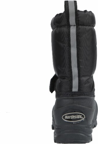 Northside Frosty Toddler Boys' Winter Snow Boots - Black Perspective: left