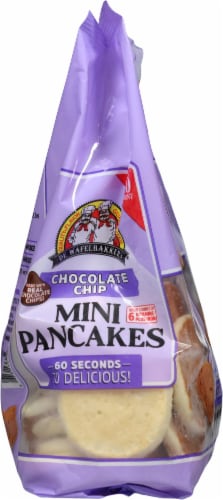 De Wafelbakkers® Chocolate Chip Mini Pancakes Perspective: left