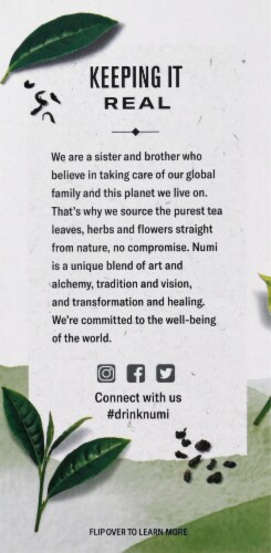 Numi Gunpowder Green Organic Green Tea Bags Perspective: left