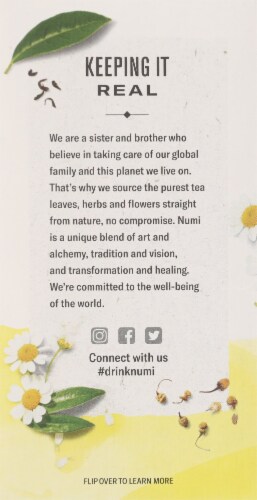 Numi Organic Chamomile Lemon Tea Perspective: left