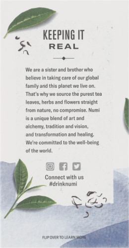 Numi Organic Emperor's Pu-Erh Tea Perspective: left