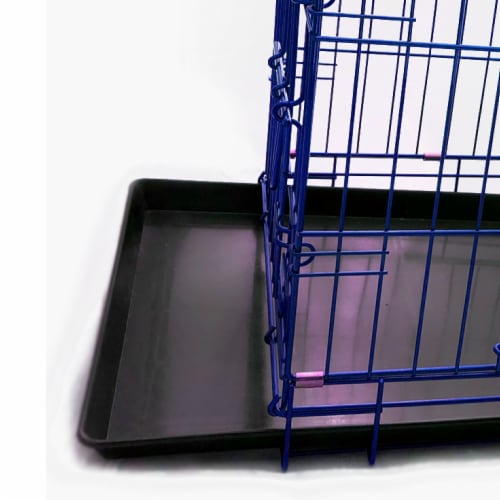 Backyard Expressions Double Door Wire Dog Kennel Pet Crate Perspective: left