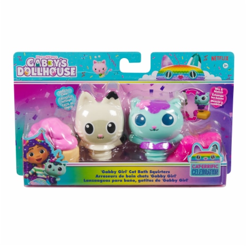 Gabby's Dollhouse Gabby Girl Cat Bath Squirters Perspective: left