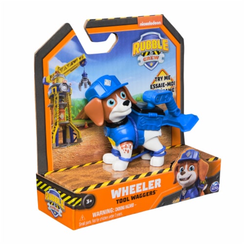 Rubble & Crew Wheeler Tool Wagger Action Figure Perspective: left