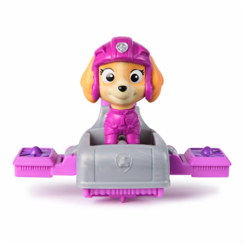 Paw Patrol Action Pups Skye Action Figure & Hoverboard Airplane Toy with Foldable Wings Perspective: left