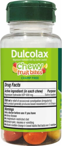 Dulcolax® Chewy Fruit Bites Perspective: left