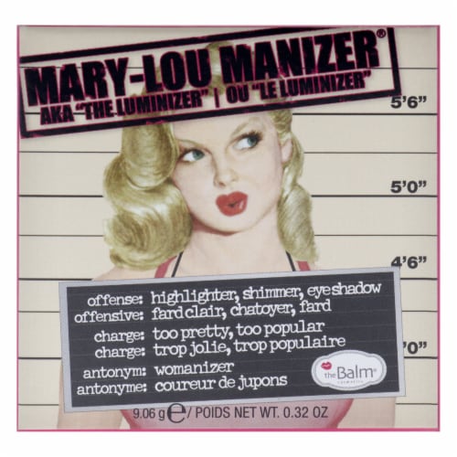 theBalm® Mary Lou Manizer® Highlighter & Eye Shadow Perspective: left