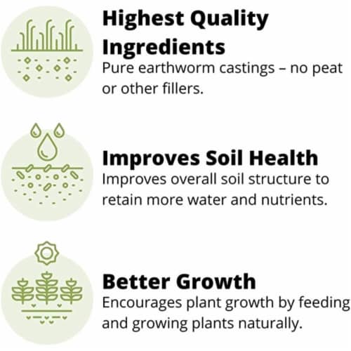Earth Science 4 Lb. Earth Worm Castings Soil Conditioner 12130-6 Perspective: left