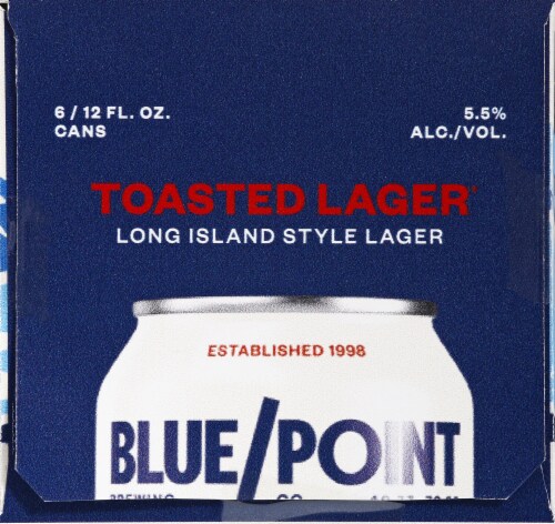 Blue Point Brewing Toasted Lager Perspective: left