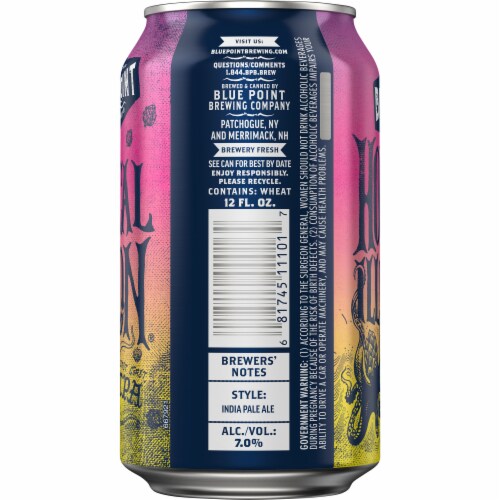 Blue Point Brewing Company Hoptical Illusion IPA Perspective: left