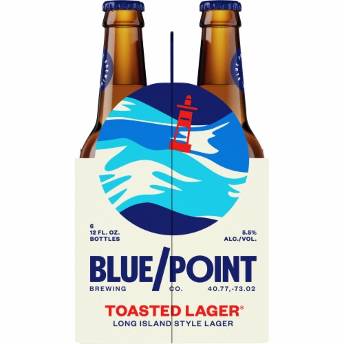 Blue Point Brewing Toasted Lager Perspective: left