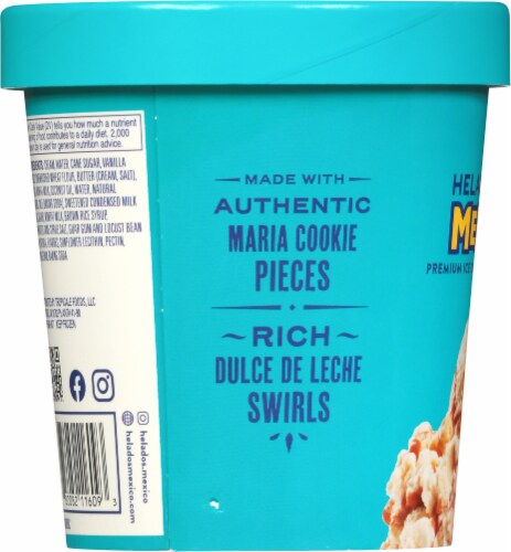 Helados Mexico Salted Caramel Ice Cream Pint Perspective: left