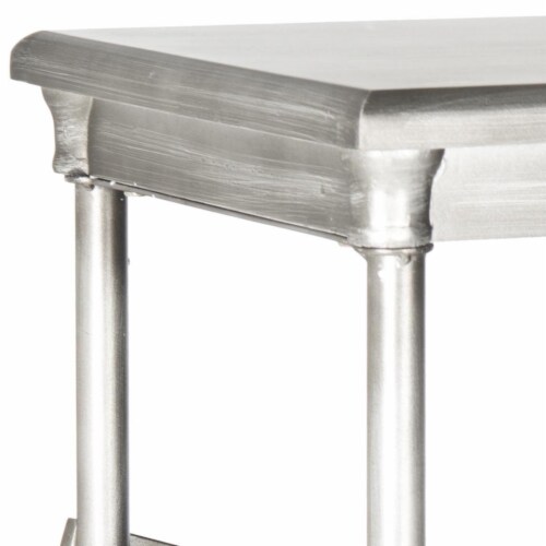 SAFAVIEH Jamison Medium Bookcase Silver Perspective: left
