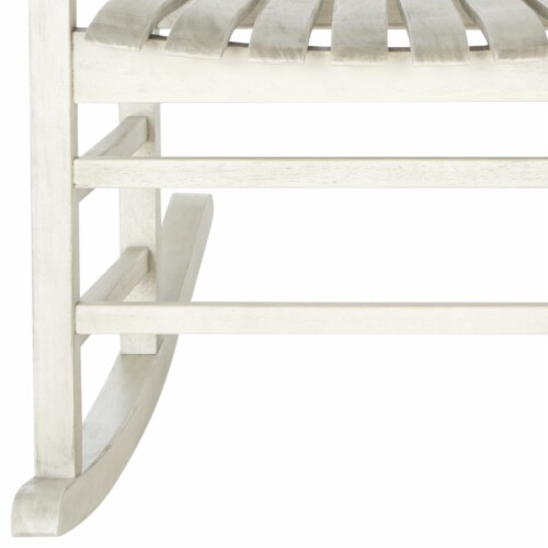 SAFAVIEH Outdoor Collection Shasta Rocking Chair White Wash 1
