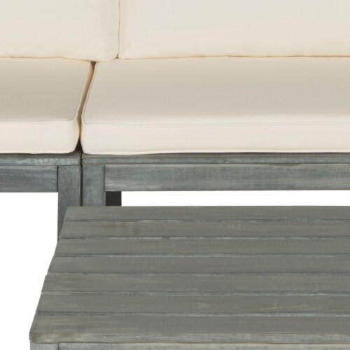 Safavieh PAT6713C Lynwood Modular Outdoor Sectional Ash Grey