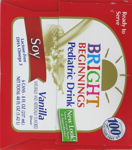 Bright Beginnings Soy Vanilla Pediatric Drink Perspective: left