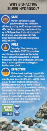 Sovereign Silver® Bio-Active Silver Hydrosol™ Daily+ Immune Support Perspective: left