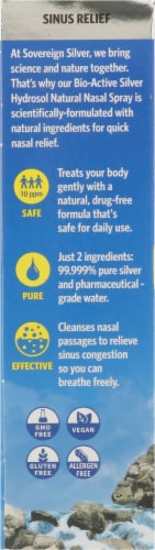 Sovereign Silver Immune Support Vertical Spray Perspective: left