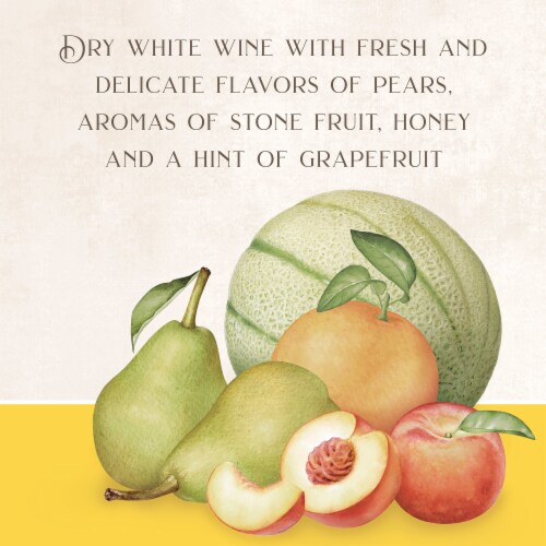 Three Pears Pinot Grigio California White Wine 750 ml Perspective: left