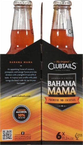 Clubtails™ Bahama Mama Cocktails Perspective: left