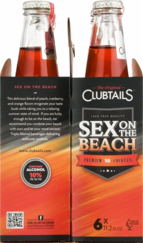 Clubtails Sex on the Beach Cocktail Perspective: left