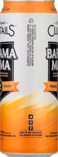 Clubtails Premium Bahama Mama Ready to Drink Cocktail Single Can Perspective: left