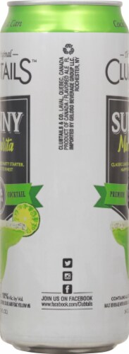 Clubtails Premium Sunny Margarita Ready to Drink Cocktail Single Can Perspective: left