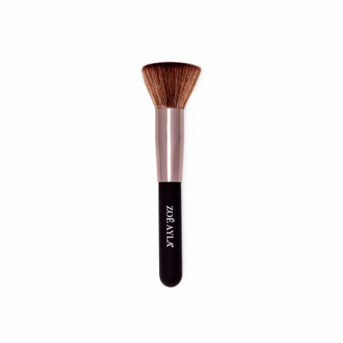 Zoe Ayla Flat Foundation Brush Perspective: left