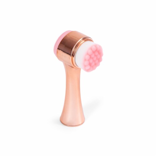 Zoe Ayla® Dual Facial Cleansing Brush Perspective: left