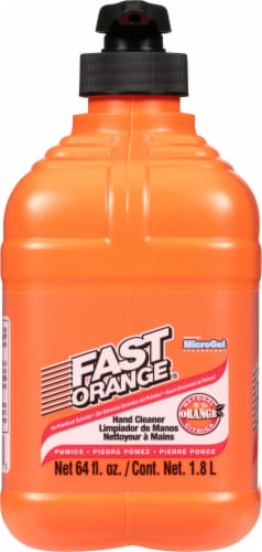 Fast Orange® MicroGel™ Natural Orange Citrus Pumice Hand Cleaner Perspective: left