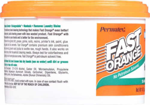 Fast Orange Smooth Cream Hand Cleaner Perspective: left