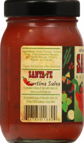 Santa Fe Restaurant Mild Cantina Salsa Perspective: left