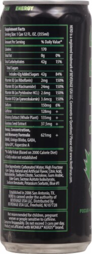Nerd® Focus Orginal Energy Drink Perspective: left