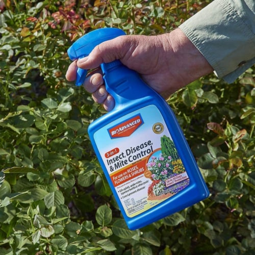 BioAdvanced® 3-in-1Insect Disease & Mite Control Spray Perspective: left