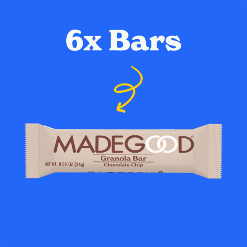 MadeGood® Chocolate Chip Granola Bars Perspective: left
