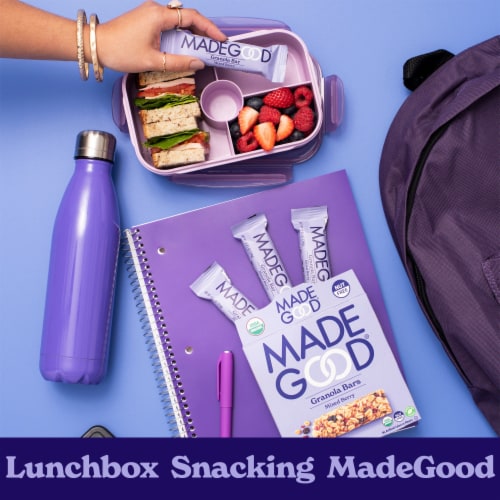 MadeGood® Mixed Berry Granola Bars Perspective: left