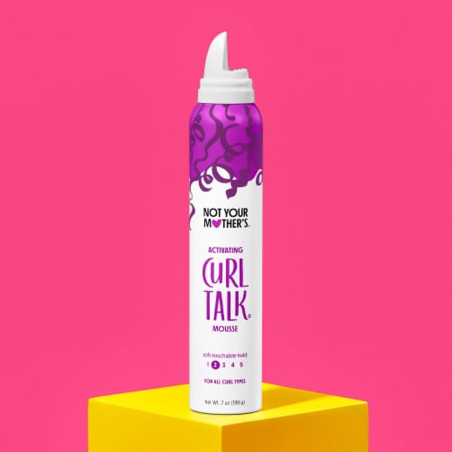 Not Your Mother's® Curl Talk™ Curl Activating Mousse for Curly Hair Perspective: left