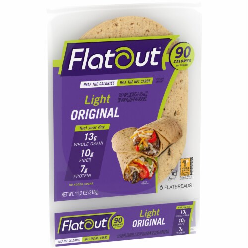 Flatout® Light Original Flatbread 6 Count Perspective: left