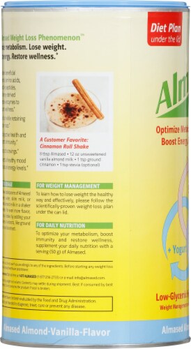 Almased® Almond-Vanilla Anti-Stress Weight Management Dietary Supplement Perspective: left