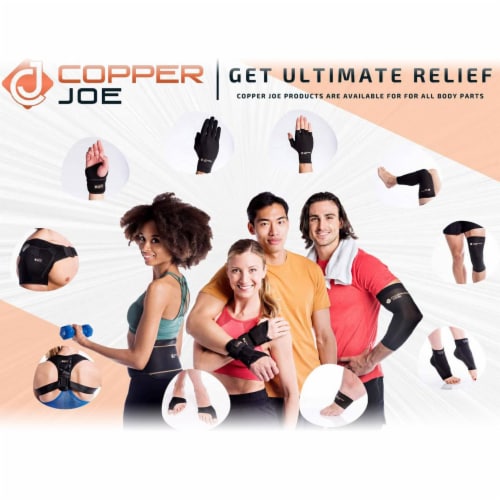Copper Joe Elbow Compression Sleeve- 1 Pair Perspective: left