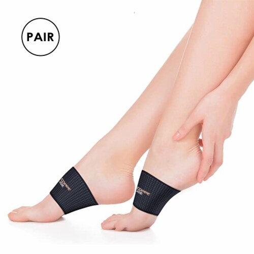 Copper Joe Arch Compression Support Sleeves - 1 Pair Perspective: left