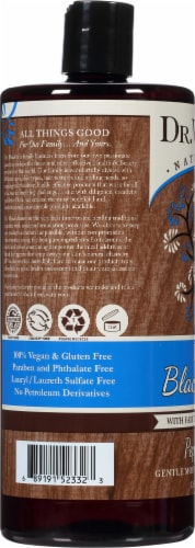 Dr. Woods Raw Black Soap Peppermint Perspective: left
