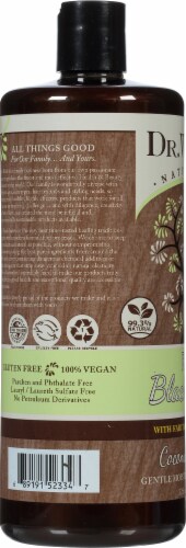 Dr. Woods Raw Black Soap Coconut Papaya Perspective: left