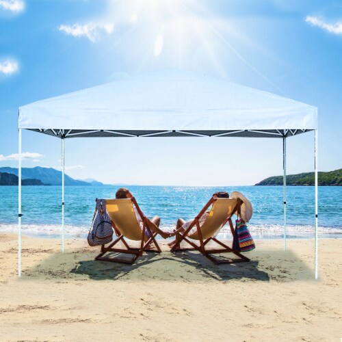 Caravan Canopy V Series 12 by 12 Foot Outdoor Shade Instant Canopy