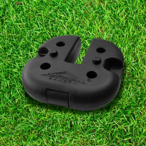 Caravan Canopy Weight Plate - Black Perspective: left
