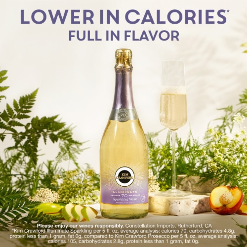 Kim Crawford Illuminate Italian Lower Calorie* Sparkling Wine Perspective: left