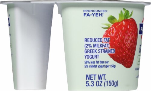 FAGE® BestSelf® Lactose Free With Strawberry Perspective: left