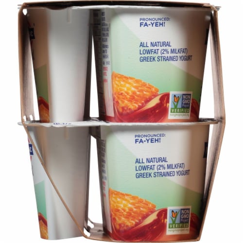Fage Total 2% Lowfat Greek Yogurt with Honey Perspective: left