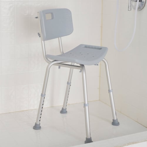 McKesson Bath Bench 19.25 W 11 1 2 Inch Seat Depth 300 lbs. Weight Capacity 146 RTL12202KDR 1 ct Fred Meyer