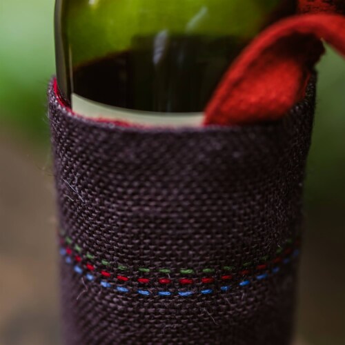 BOTOLE Unique Bottle Gifter Carrier Organic Handmade with Handle Perspective: left